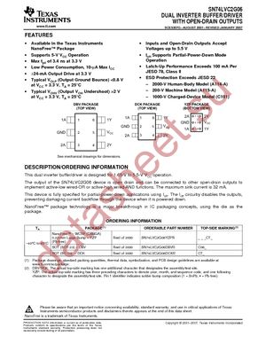 SN74LVC2G06DBVRE4 datasheet  